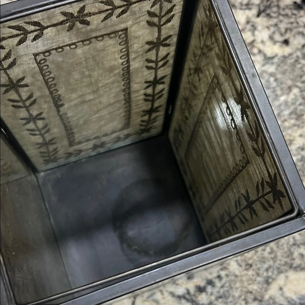 Elegant Black and Gray Home Accent Lantern